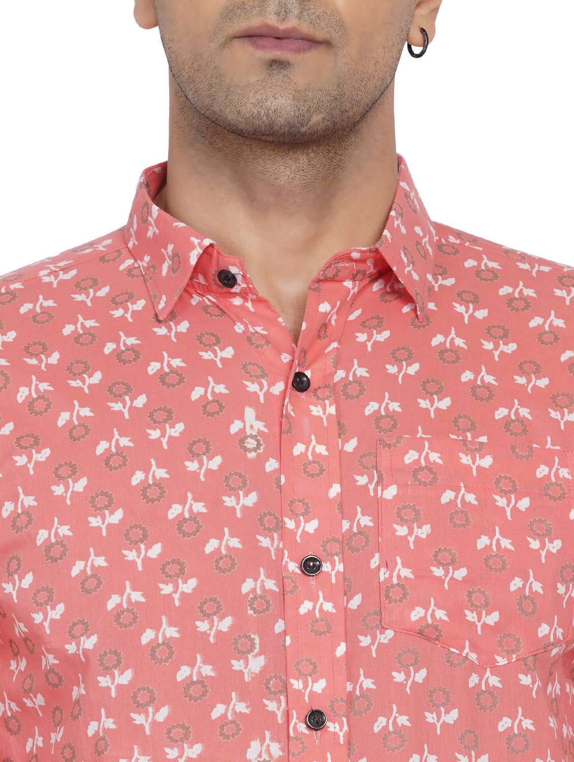 mens florals casual shirt - 18582729 -  Standard Image - 4
