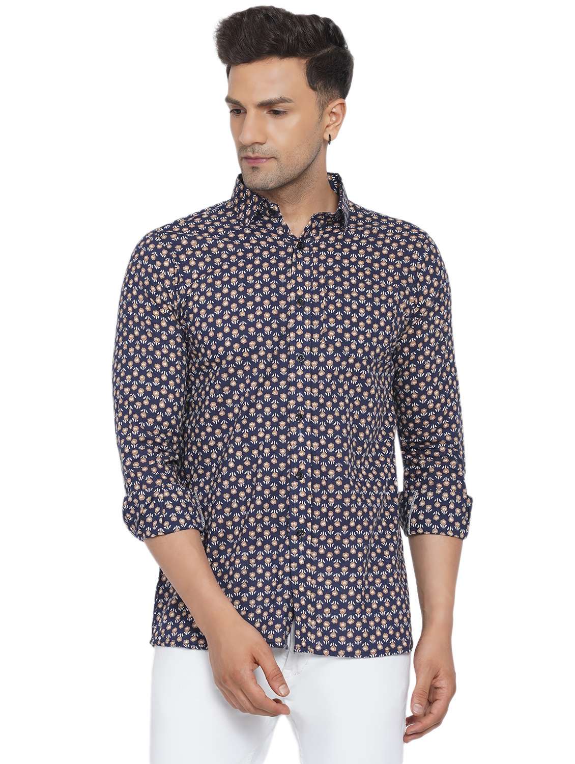 mens florals casual shirt