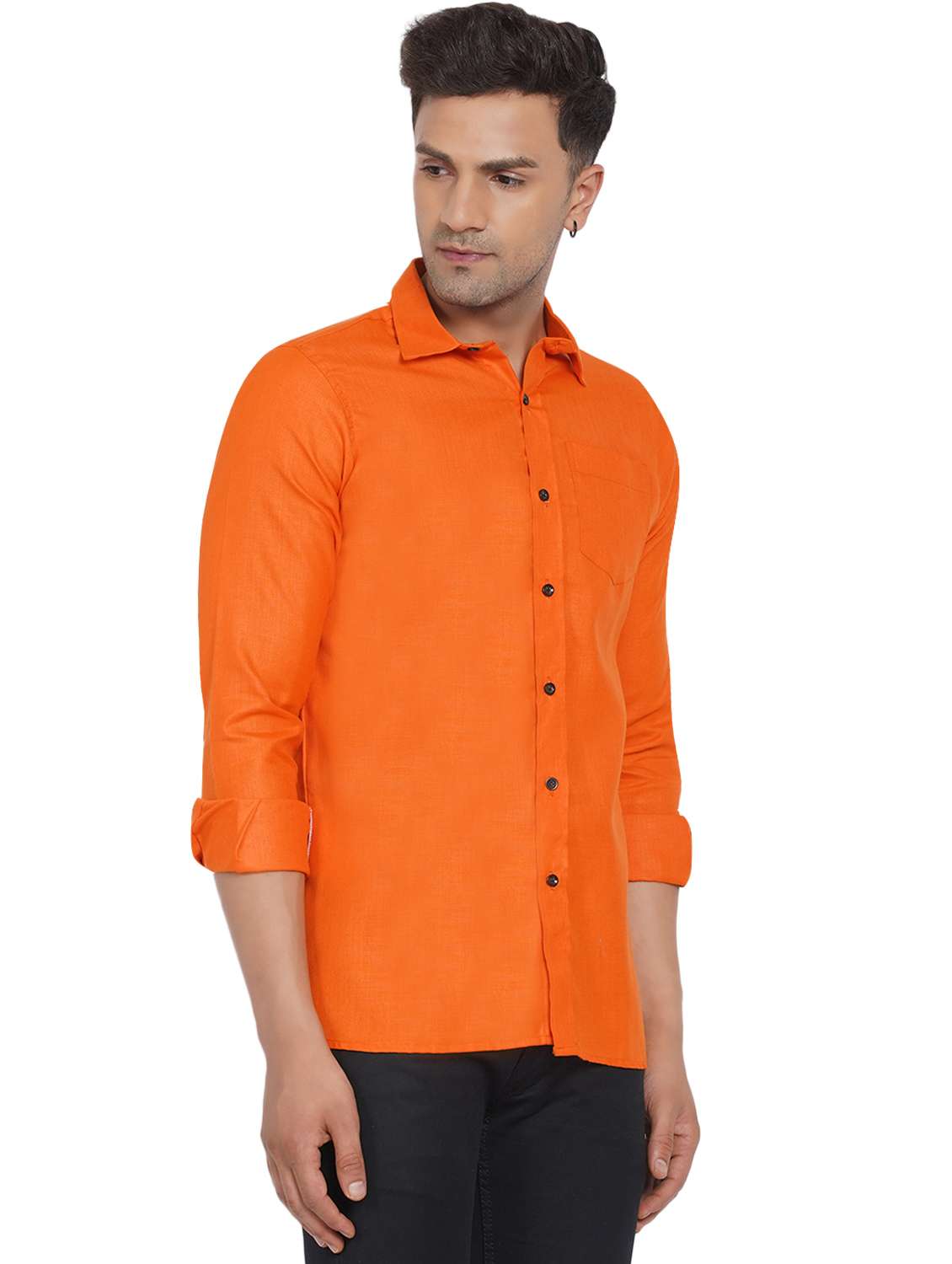 mens solid casual shirt - 18582742 -  Standard Image - 1
