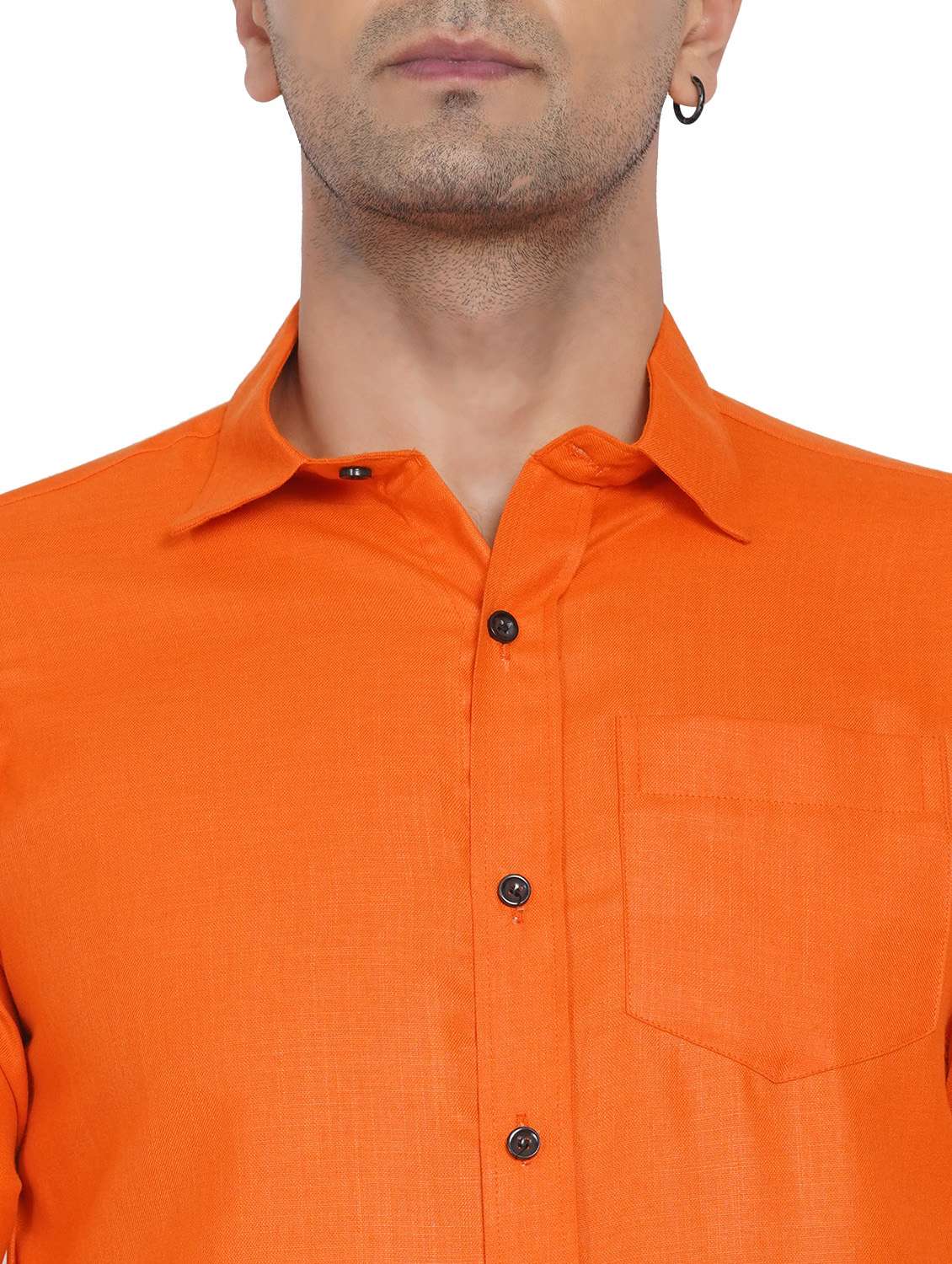 mens solid casual shirt - 18582742 -  Standard Image - 4