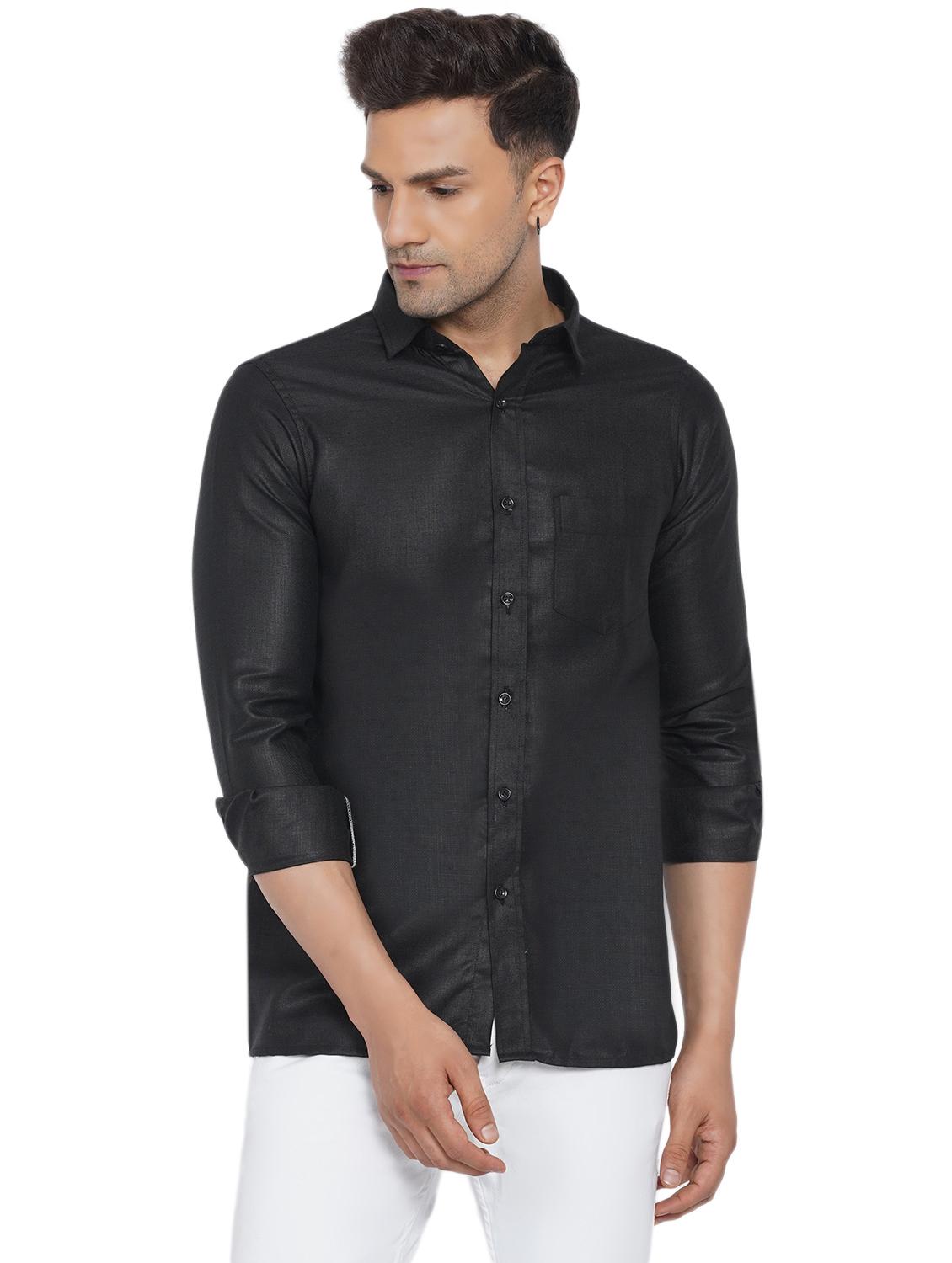 mens solid casual shirt - 18582743 - Zoom Image - 0