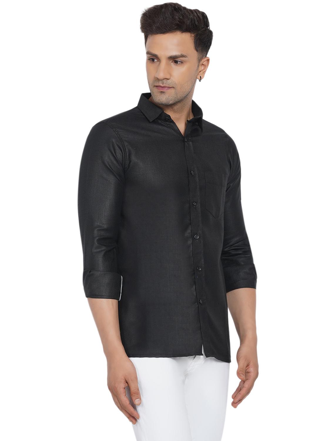 mens solid casual shirt - 18582743 - Standard Image - 1