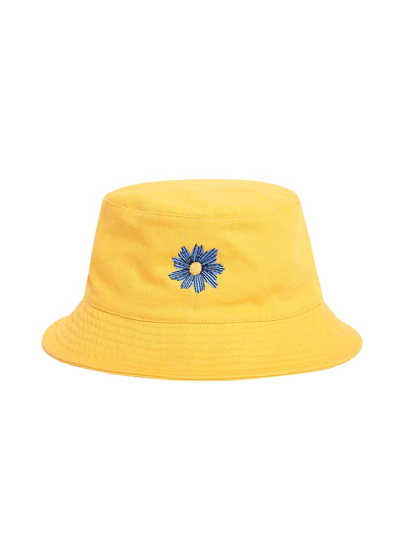 yellow cotton cap