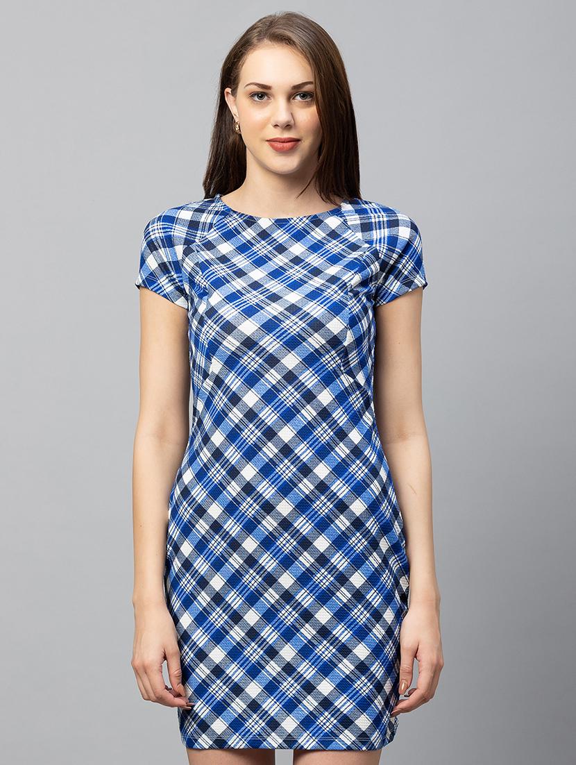 women's bodycon checkered dress - 18586096 - Zoom Image - 0