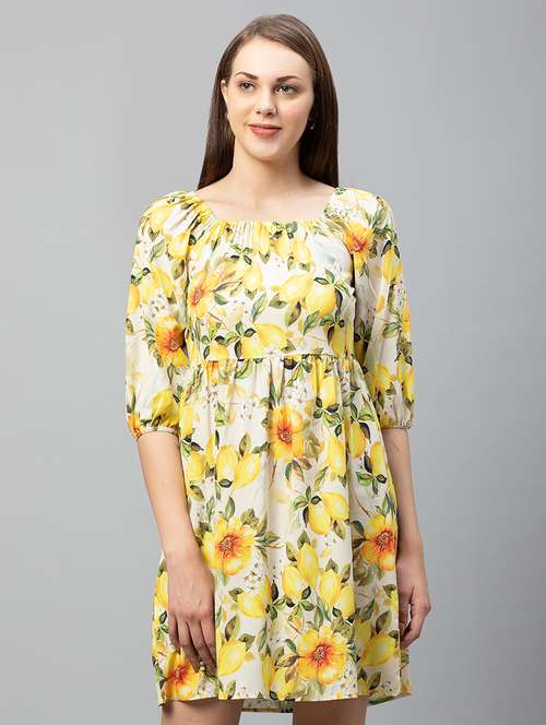 women's fit & flare floral dress - 18586098 -  Standard Image - 0