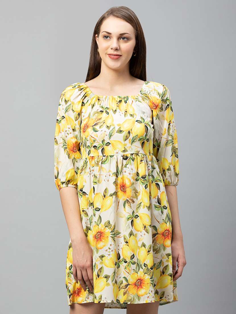 women's fit & flare floral dress - 18586098 -  Zoom Image - 0