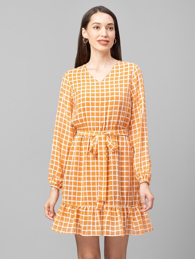 women's tiered dress color block dress - 18586103 - Zoom Image - 0