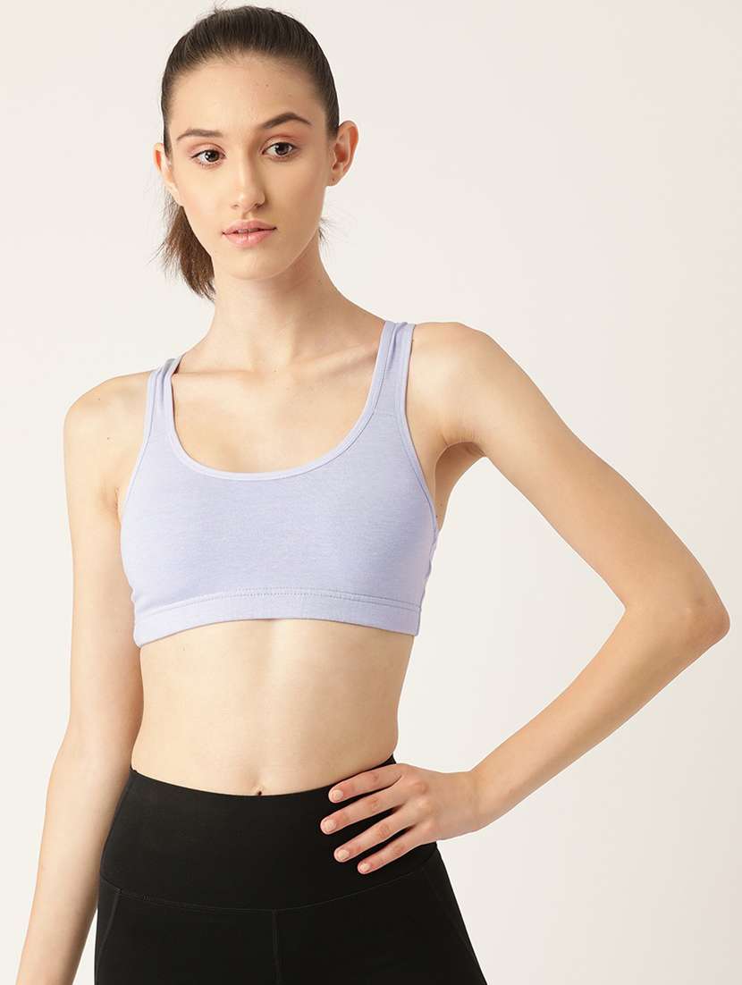 pack of 2 non padded sports bra - 18587123 -  Standard Image - 1