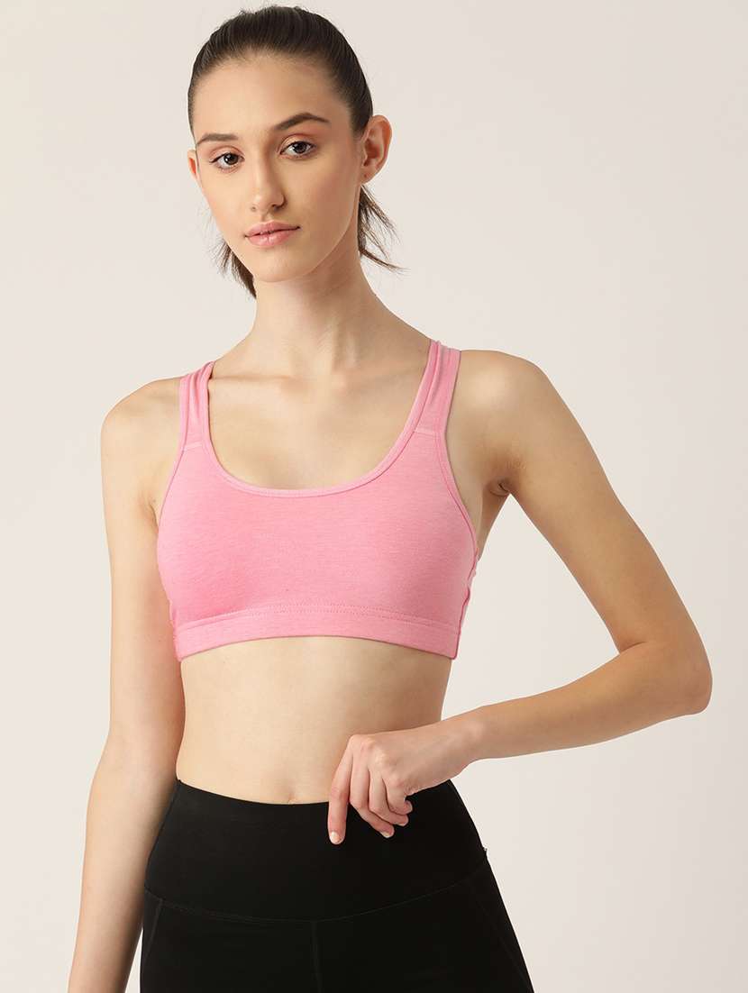 pack of 2 non padded sports bra - 18587124 - Standard Image - 1
