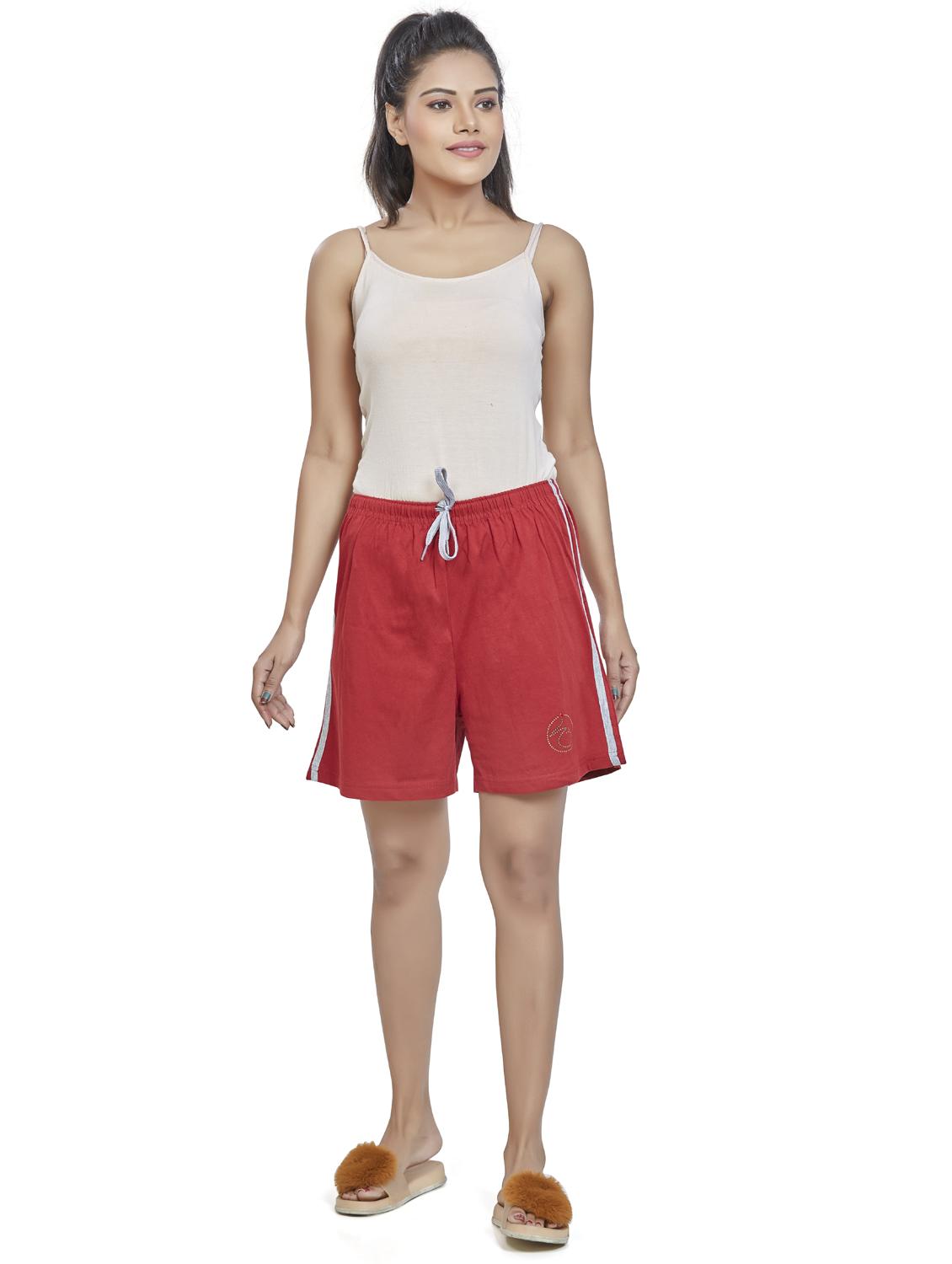 draw string waist solid short - 18587141 - Standard Image - 4