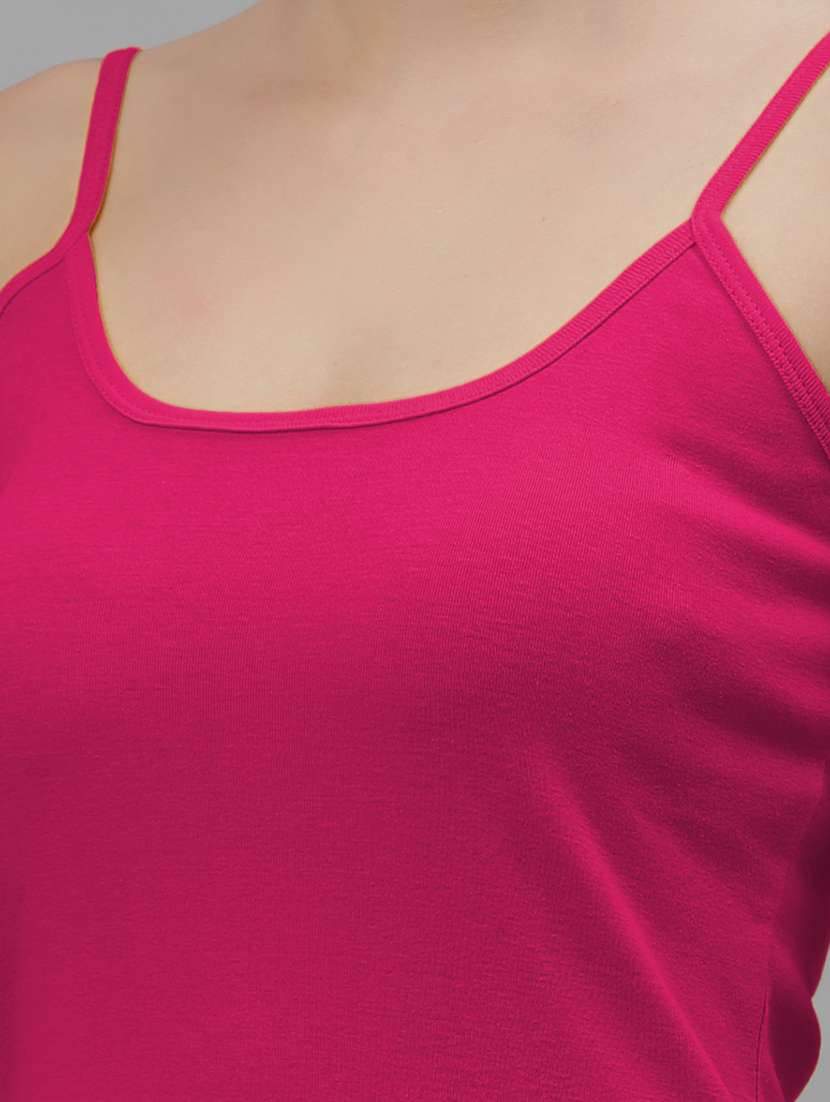 shoulder strap solid camisole - 18588881 -  Standard Image - 4