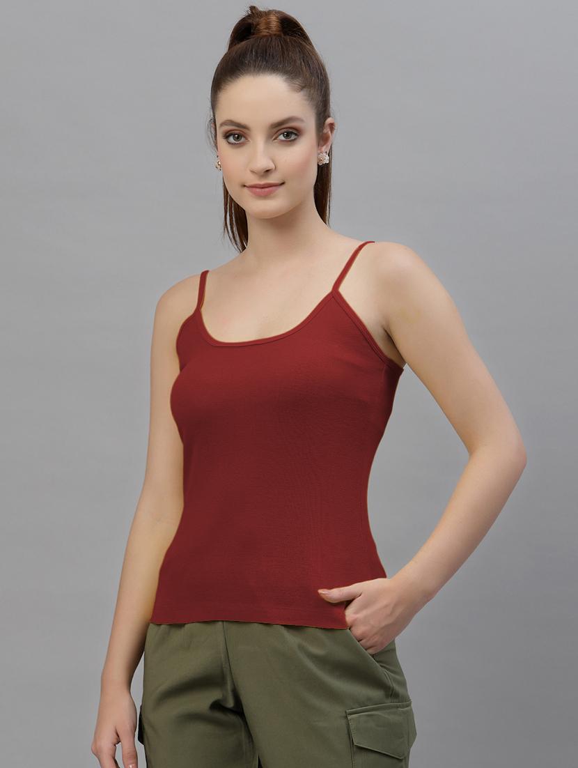 shoulder strap solid camisole - 18588886 - Standard Image - 1