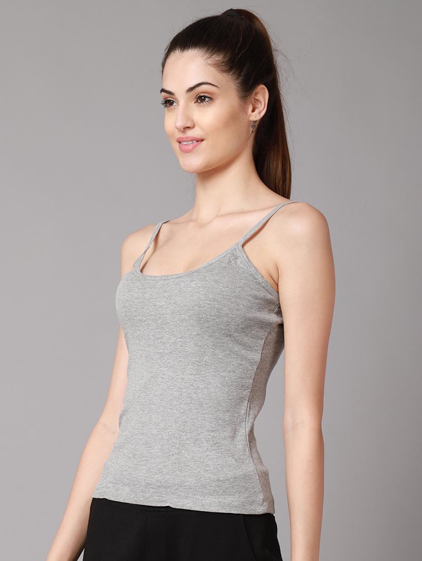 shoulder strap solid camisole - 18588910 - Standard Image - 1