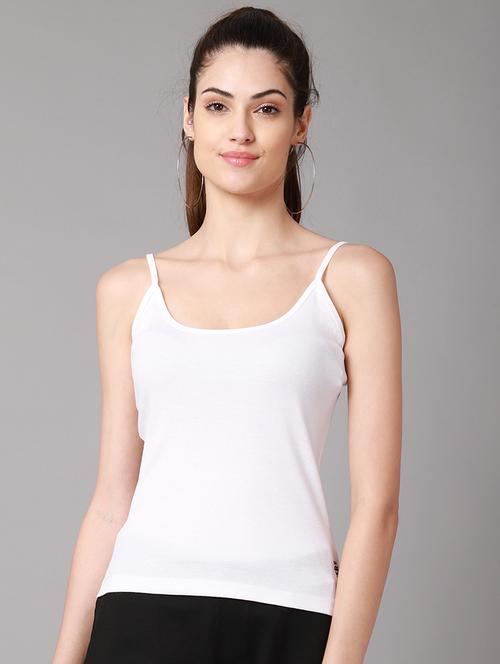 shoulder strap solid camisole - 18588923 - Standard Image - 0