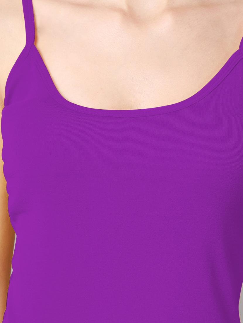 shoulder strap solid camisole - 18588935 - Standard Image - 4