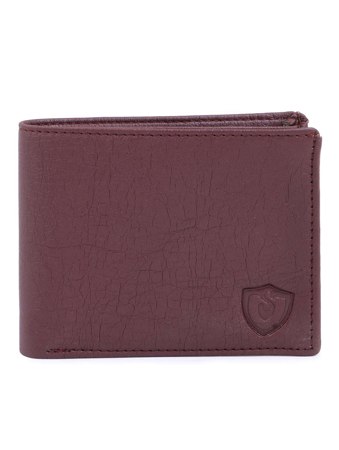 purple leather wallet