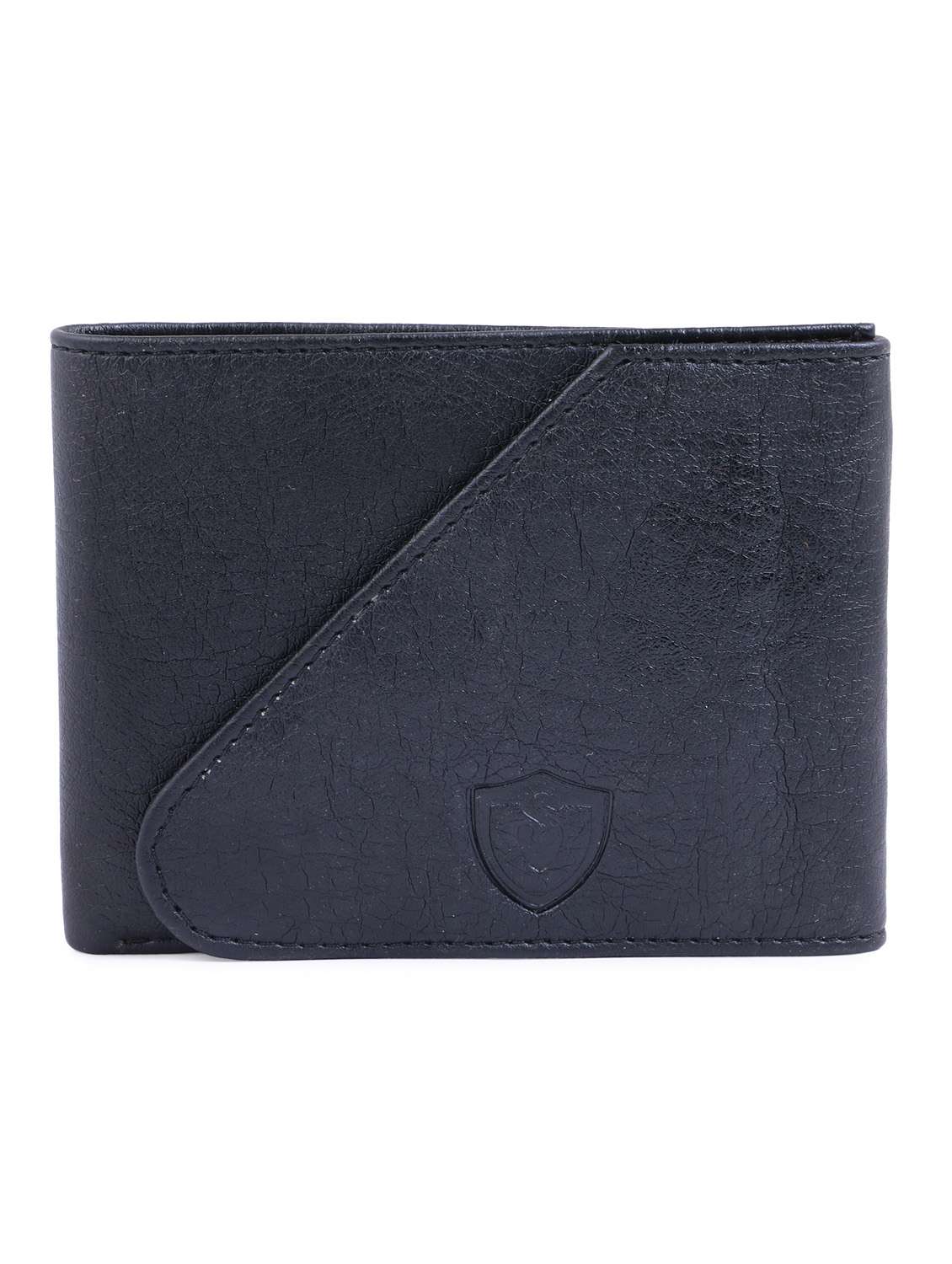 blue leather wallet