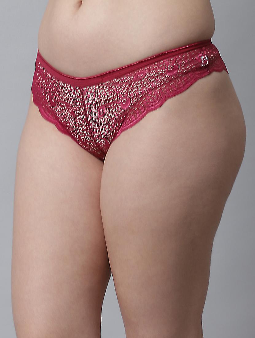 red lace bikini panty - 18589019 - Standard Image - 1
