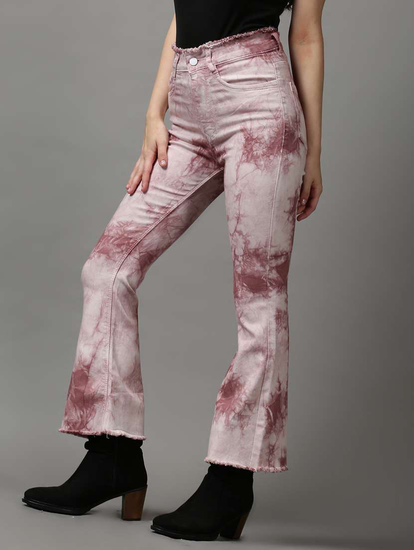 women's tie & dye bootcut jeans - 18589107 -  Standard Image - 1