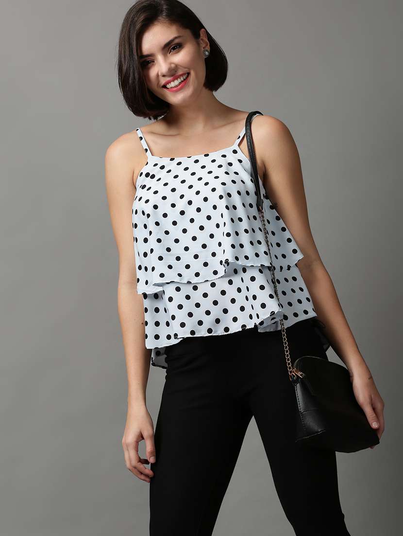 women's layered square neck top - 18589212 -  Standard Image - 1