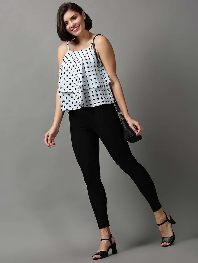 women's layered square neck top - 18589212 -  Standard Image - 4