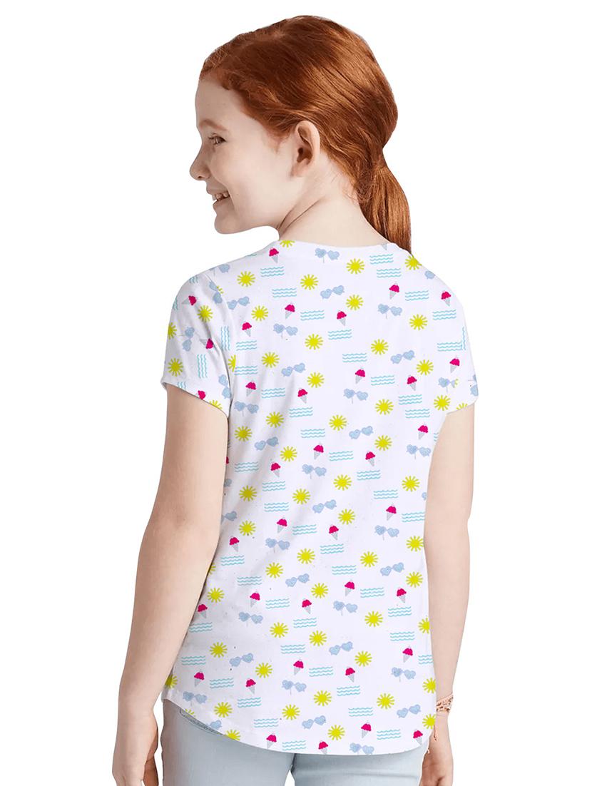 girls printed regular top - 18589483 - Standard Image - 1