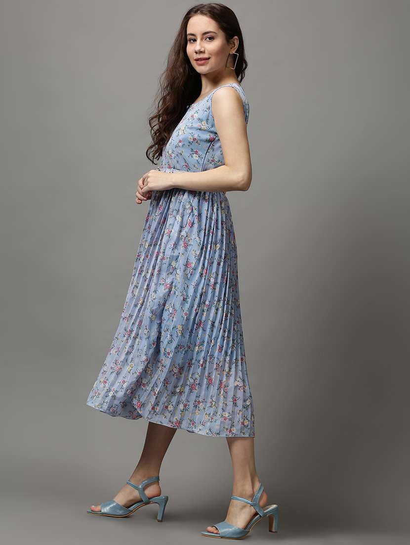 women's fit & flare floral dress - 18589532 -  Standard Image - 1