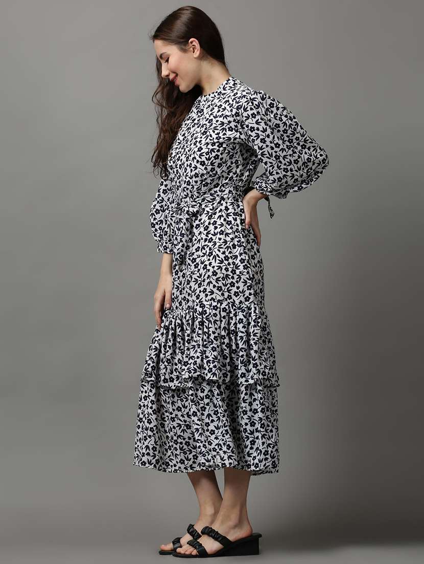 women's layered floral dress - 18589551 -  Standard Image - 1