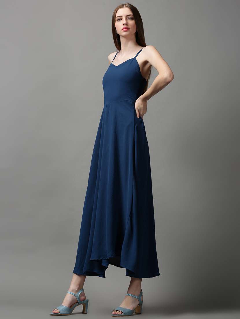 women's fit & flare maxi dress - 18590902 - Standard Image - 1
