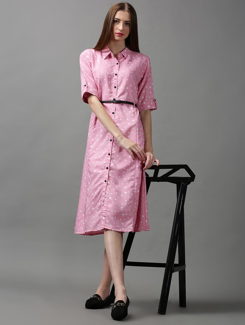 women's shirt tie & dye dress - 18590914 - Standard Image - 4