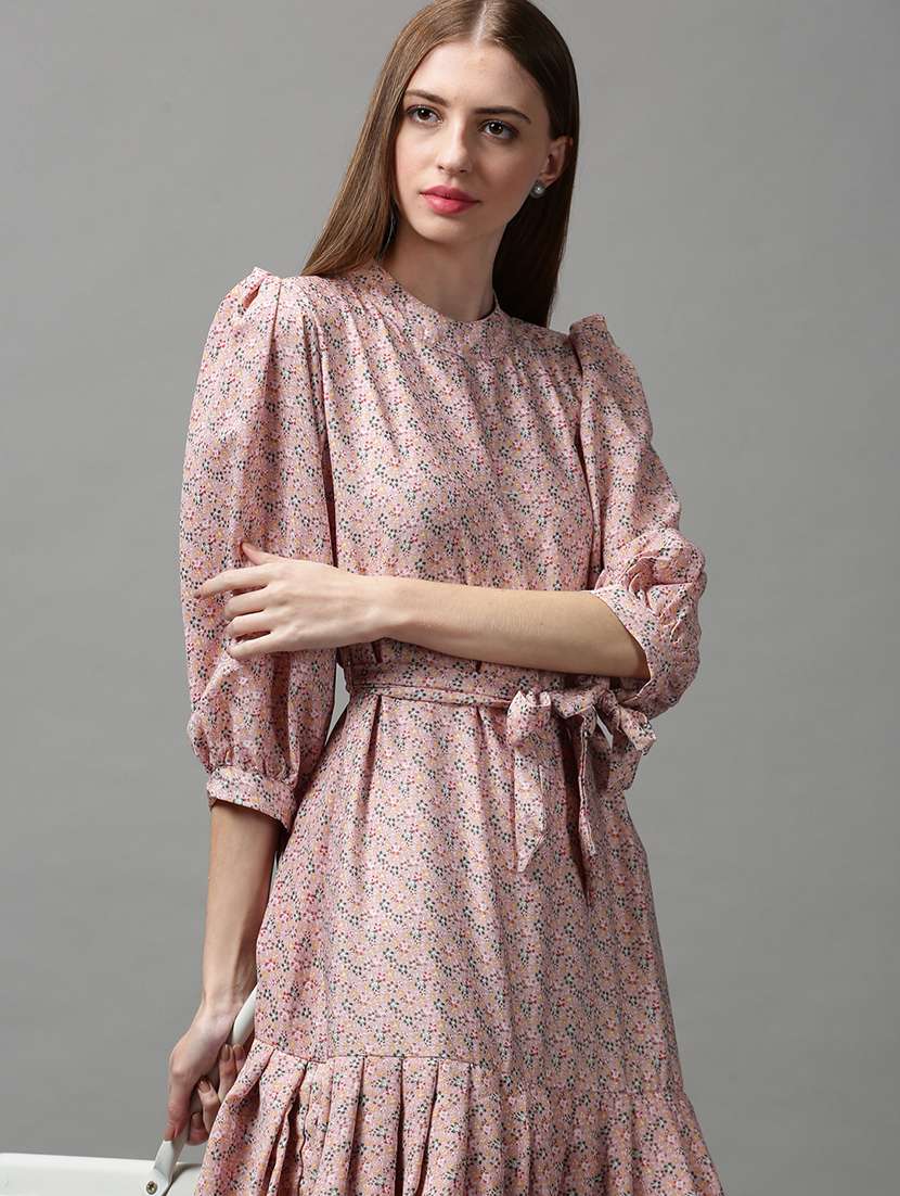 women's layered floral dress - 18590926 -  Standard Image - 4