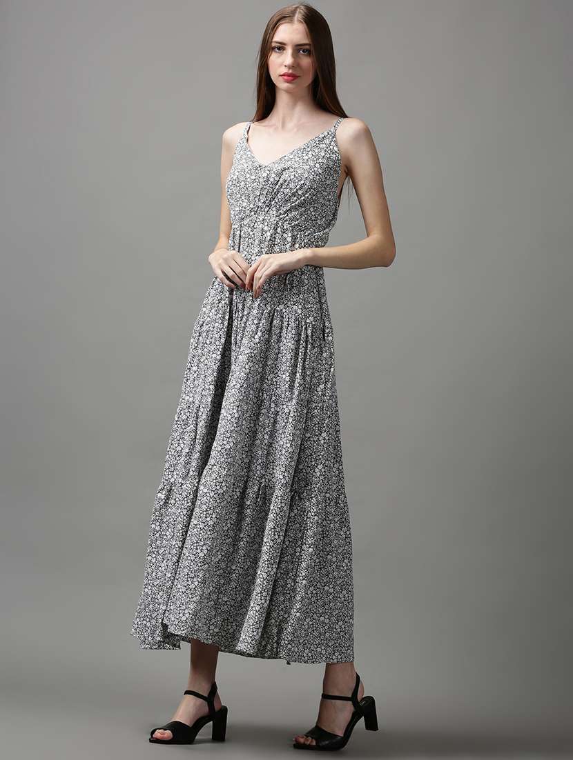 women's tiered dress floral dress - 18590946 -  Standard Image - 1