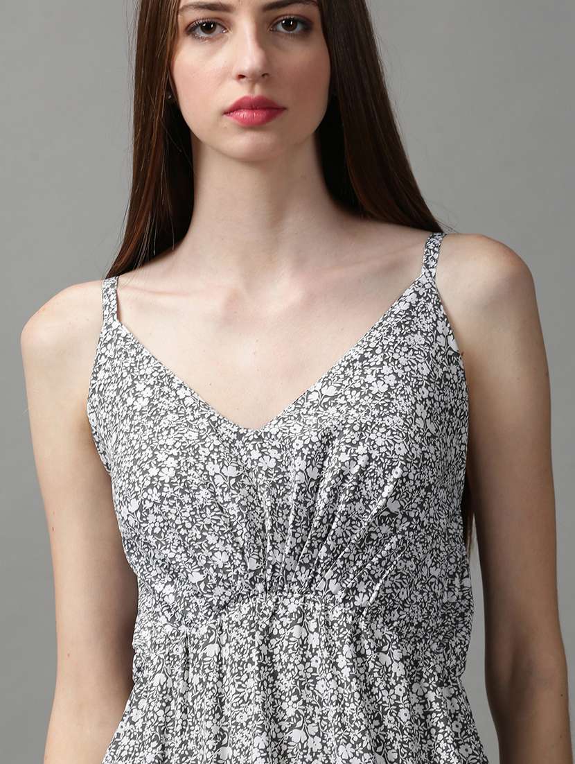 women's tiered dress floral dress - 18590946 -  Standard Image - 4
