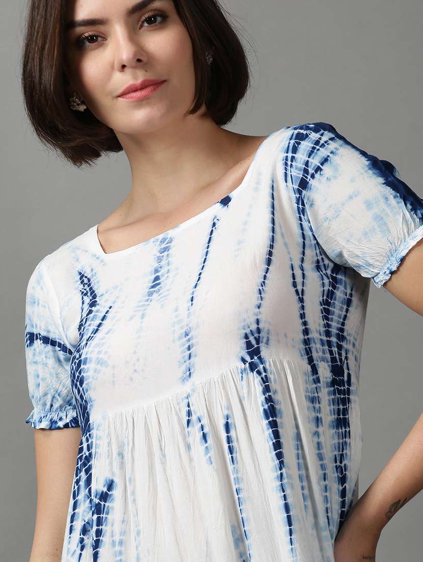 women's tiered dress abstract dress - 18590957 -  Standard Image - 4