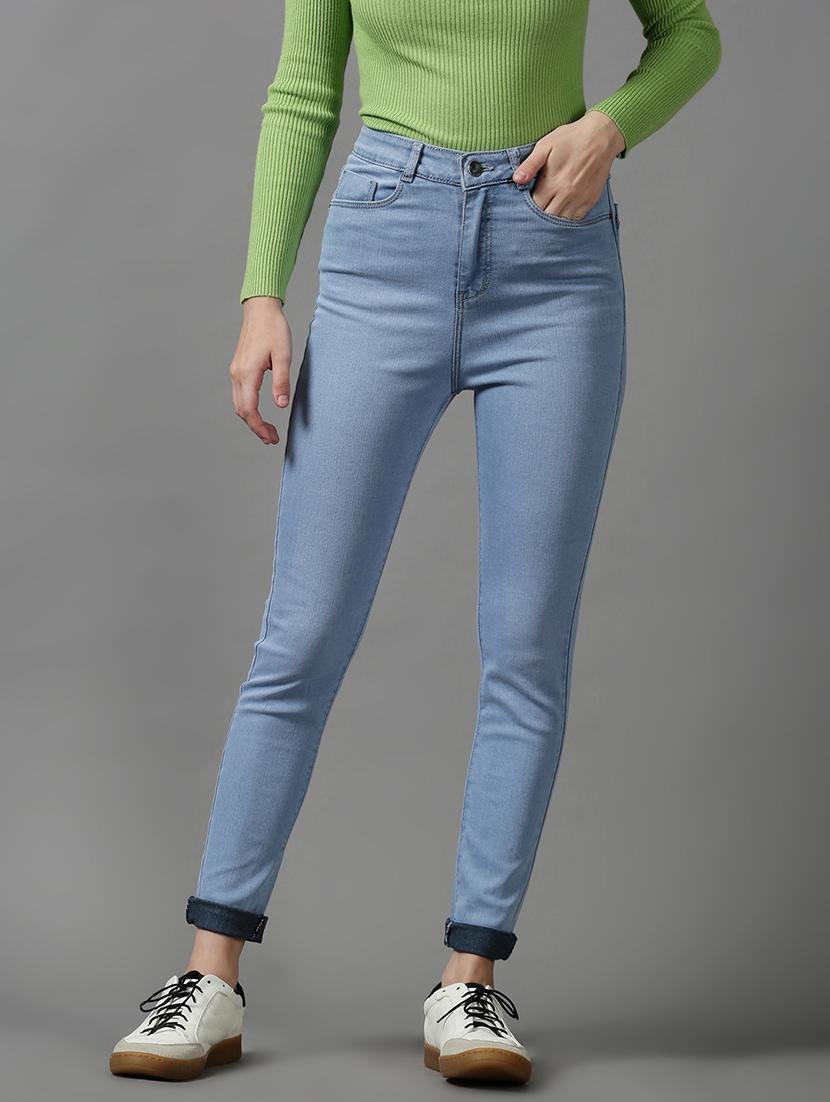women's plain slim fit jeans - 18590993 - Zoom Image - 0