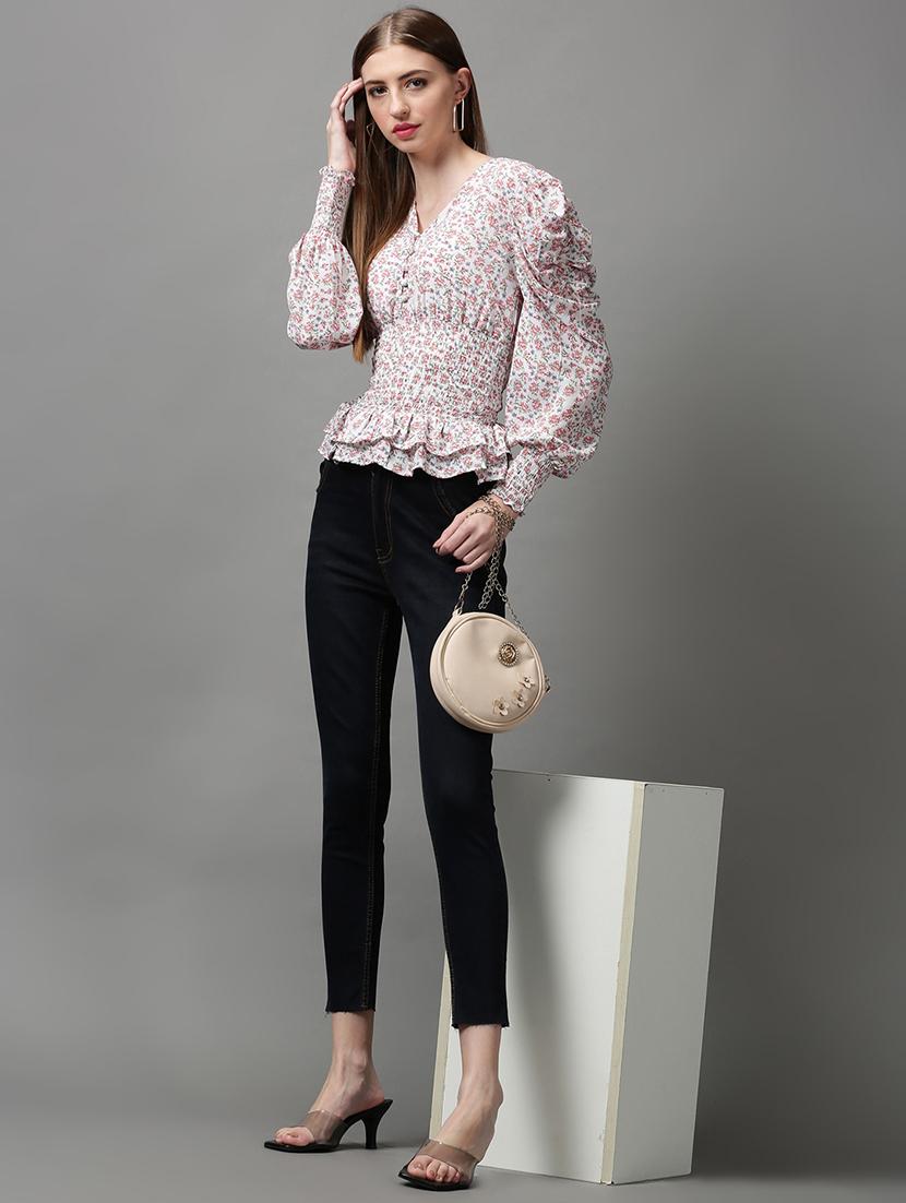 women's plain slim fit jeans - 18591030 - Standard Image - 4
