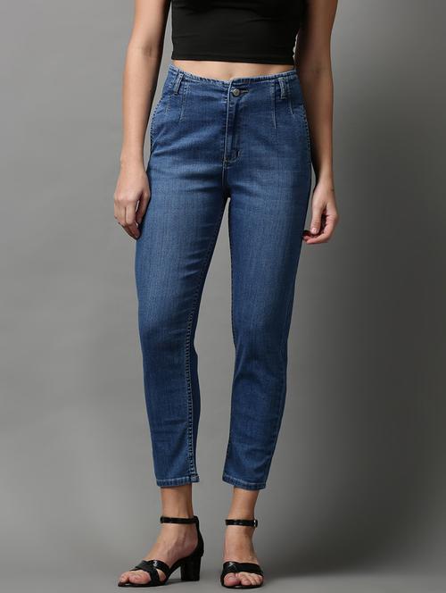 women's plain slim fit jeans - 18591064 - Standard Image - 0