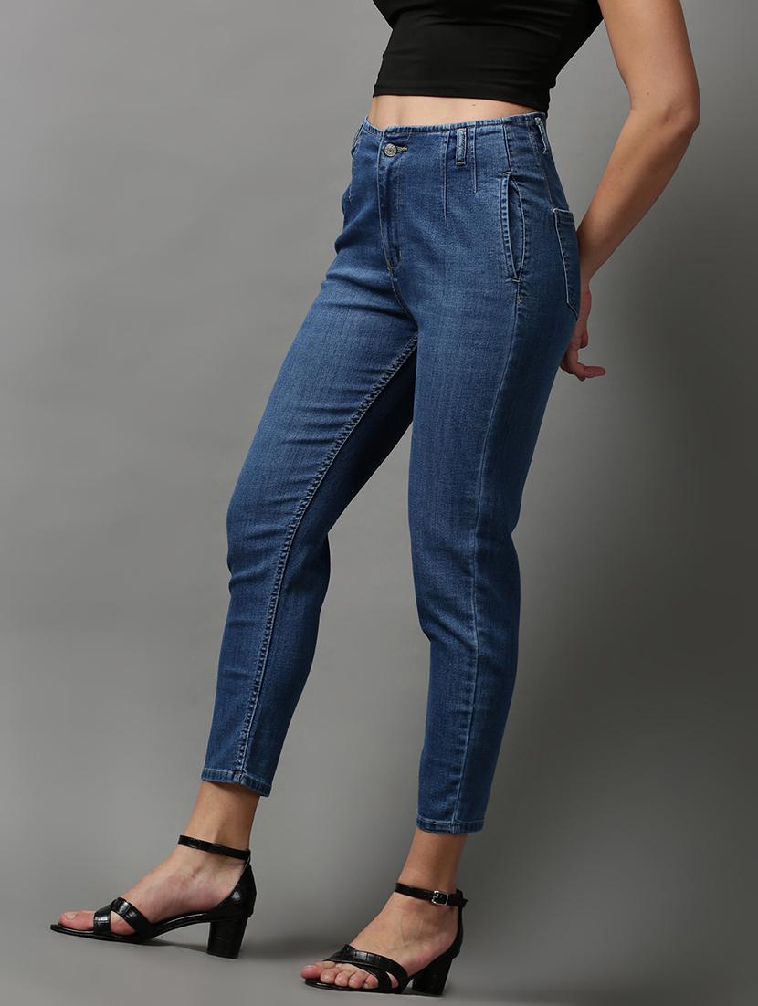 women's plain slim fit jeans - 18591064 - Standard Image - 1