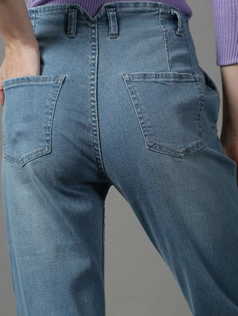 women's plain mom fit jeans - 18591065 -  Standard Image - 6