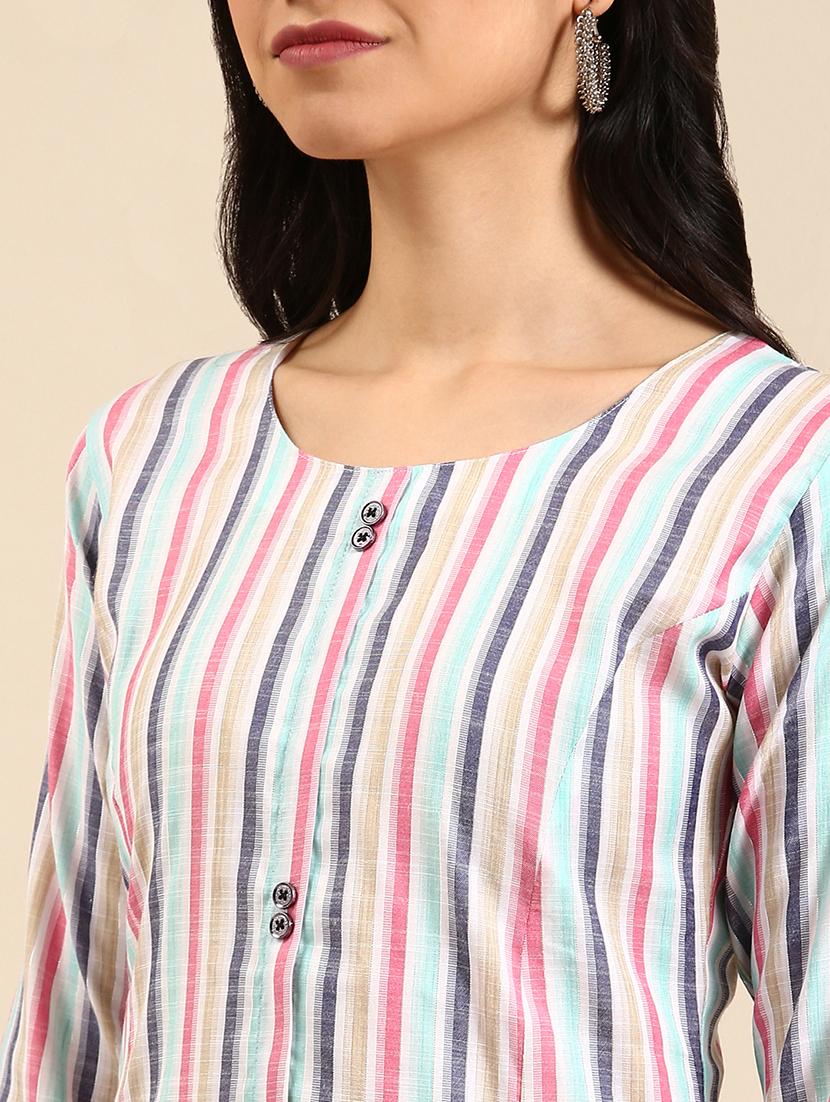 women's straight kurta - 18591107 - Standard Image - 4