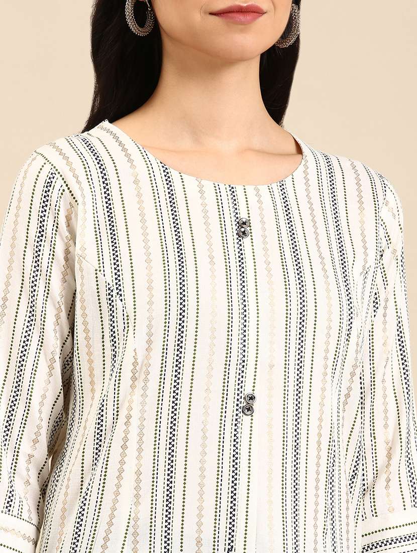 women's front slit kurta - 18591111 -  Standard Image - 4