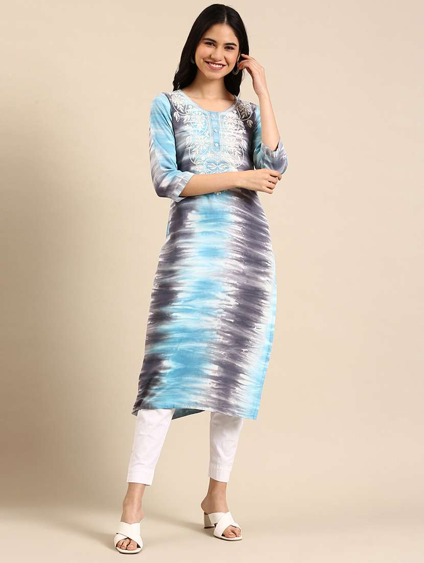women's straight kurta - 18591119 -  Zoom Image - 0