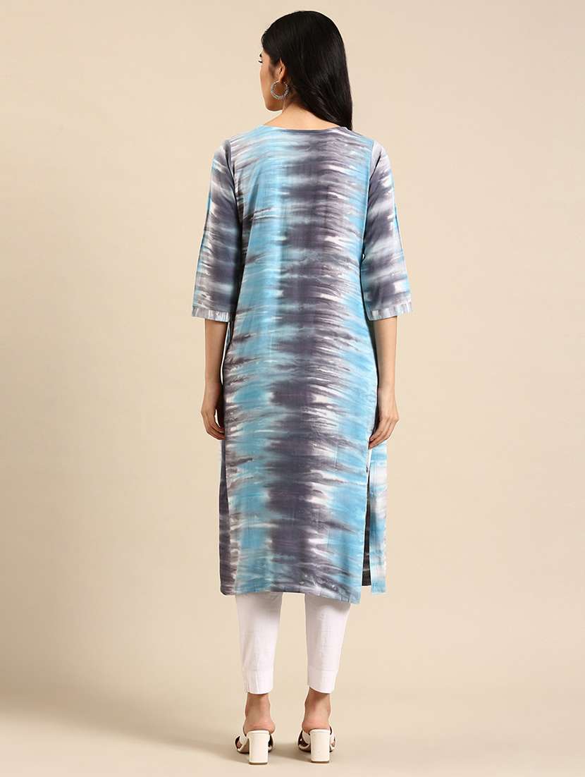 women's straight kurta - 18591119 -  Standard Image - 1