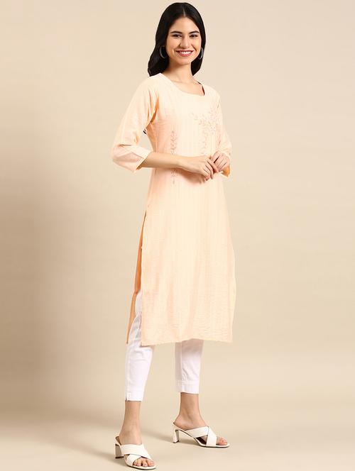 women's straight kurta - 18591123 - Standard Image - 0