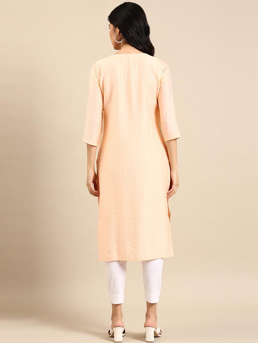 women's straight kurta - 18591123 -  Standard Image - 1