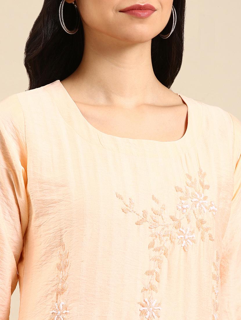 women's straight kurta - 18591123 - Standard Image - 4