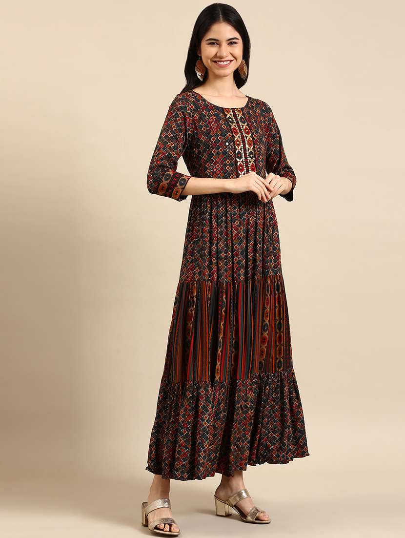 women's tiered kurta
