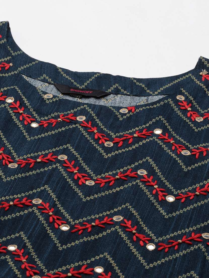 women's flared kurta - 18591141 -  Standard Image - 6