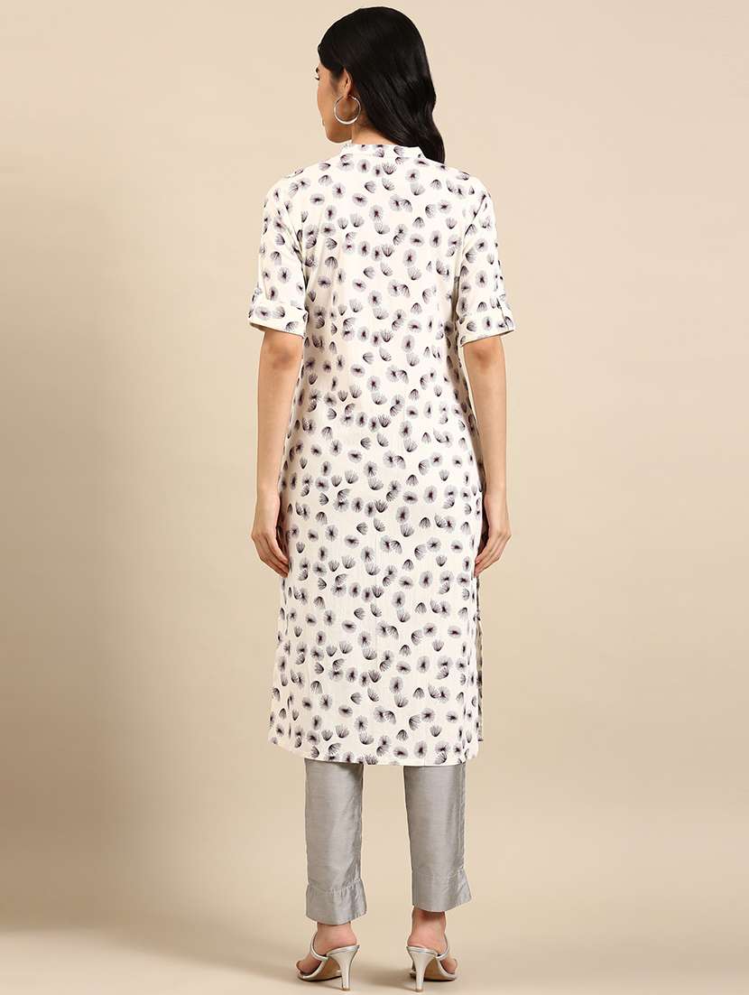 women's front slit kurta - 18591172 -  Standard Image - 1