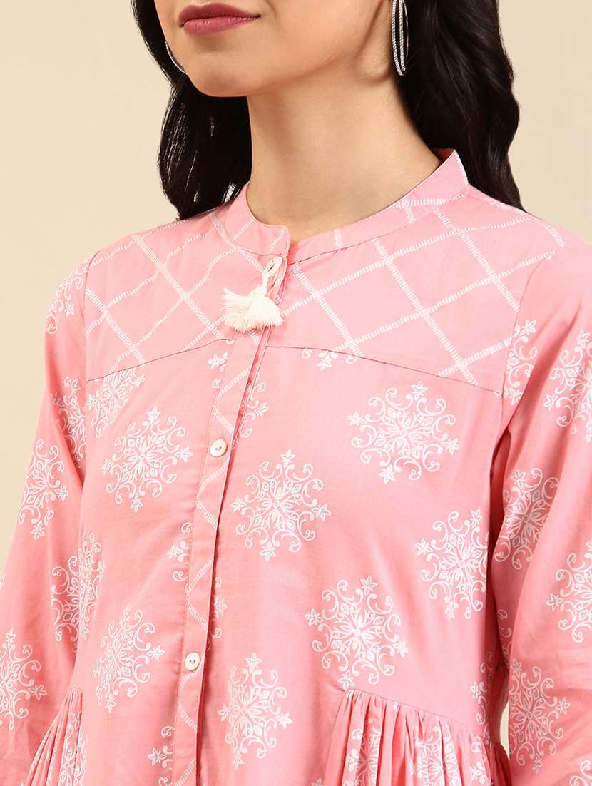 women's flared kurta - 18591175 -  Standard Image - 4